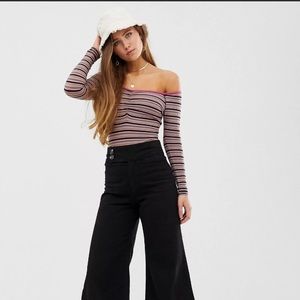 Intimately Free People Put A Stripe On It Bodysuit